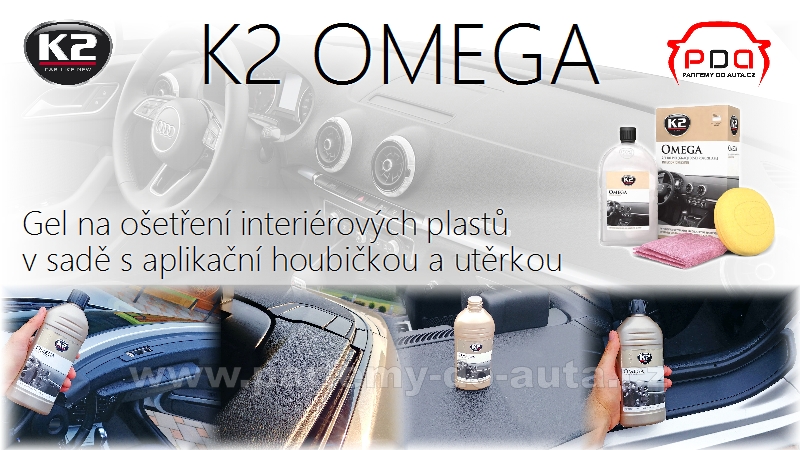 K2 Omega péče o palubní desku a interiérové plasty cut 16-9 800